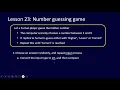 Kids Python Challenge Lesson 23 Number guessing game