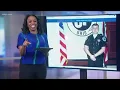The hilarious moment Hollie Strano realized she should have worn blue today