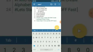 Alphabet B Draw Using Python Turtle
