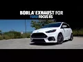 Borla Exhaust for 2016-2018 Ford Focus RS Exhaust System Sounds
