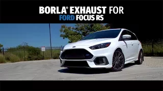 Borla Exhaust for 2016-2018 Ford Focus RS Exhaust System Sounds