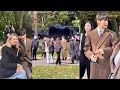 Download Lagu BTS V Meeting Fans at Celine Paris 😍 LIVE 🔴 Taehyung Attend Paris Celine Fashion Week #bts #v #tae