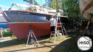 Painting topsides, assembling roller furling unit, and other tasks  |  Ep. 306