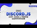 Discord js Bot Tutorial - Meme Dog Cat Commands Episode MenuDocs