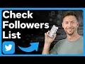 How To Check Twitter Followers