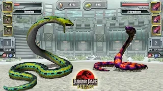 Download THE GIANT SNAKE TITANOBOA VS TITANOBOA | Tournament | Jurassic Park Builder MP3