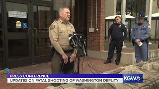 LIVE Updates on fatal shooting of Cowlitz County deputy Justin DeRosier