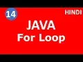 For loop in java Part - 14 Java Tutorial Tech Talk Tricks