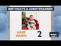 March 7th - Birt ays and Anniversaries