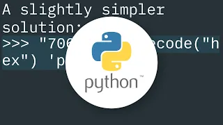 Convert from ASCII string encoded in Hex to plain ASCII