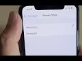 iPhone Demo of Notification Banner Style Temporary Vs Persistent