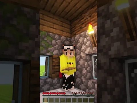 Minecraft Tapi Aku Hidup Di Dunia Daun Lemes #shorts #youtubeshorts