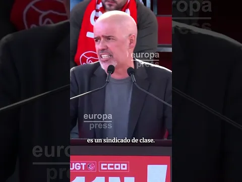 Sordo señala a Garamendi por la huelga general al "no dar salida" a un acuerdo para subir salarios