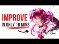 HOW TO IMPROVE YOUR ART ON EASY MODE beginner friendly