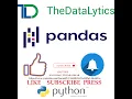 Python Pandas Input Output Import Export Datasets read - csv read