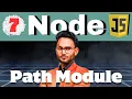 Path module in node js Lecture-7 to handle file path Learn Node js in Hindi Web development