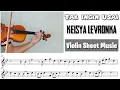 Download Lagu Tak Ingin Usai - Keisya Levronka || Violin Sheet Music
