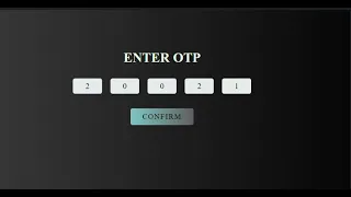 Secure Email OTP Verification HTML CSS JavaScript Tutorial for Web Development
