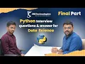 Data Science Python Interview Prep Every Question Answered
