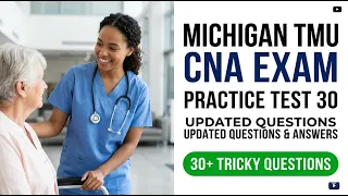 Michigan CNA Exam Study Guide 2026 Updated TMU Nurse Aide Questions and Answers