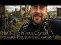 Hiking Castleton Peveril Castle to watch House of the Dragon being filmed