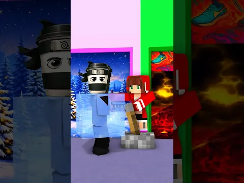 JJ's GIRL Open Haven Gate #minecraft #jj #maizen