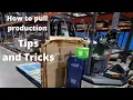 How to pull production at a Walmart Distribution Center as an Freight Handler