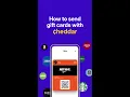 How to send gift cards with cheddar