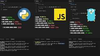 Speed Comparison Golang vs Python vs JavaScript