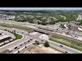 Drone shows construction on State Highway 151 in West San Antonio