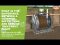 What Is The Difference Between a Cesspool Septic Tank and a Sewage Treatment Plant