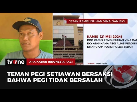 Pegi Berada di Bandung Saat Kejadian VIna, Begini Kesaksian Teman Pegi