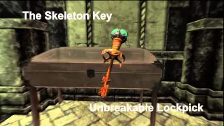 Skyrim How to obtain The Skeleton Key Unbreakable Lock Pick