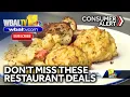 Special deals on offer for restaurant weeks