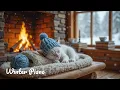 Lagu Rustgevende melodieën om angstige katten te ontspannen | Knusse winterse sferen