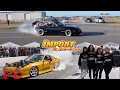 2 Step Pull Outs Burnouts Show Cars of IFO Baytown TX 2022 event staff Tesla ride alongs
