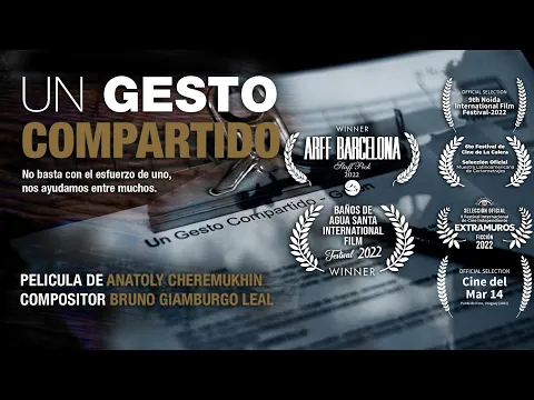 Un Gesto Compartido - No basta con el esfuerzo de uno, nos ayudamos entre muchos.
