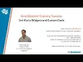 Training Tuesday 3rd-Party Widgets and Custom Code