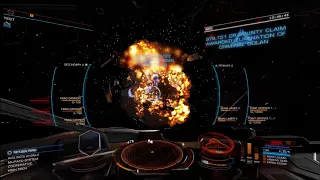 Elite Dangerous - Python Mk2 vs Corvette