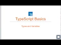 TypeScript Basics 05 Types and Variables