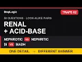 USMLE Step 1 Renal Acid-Base 50 Look-Alike Traps Nephrotic vs Nephritic DI vs SIADH