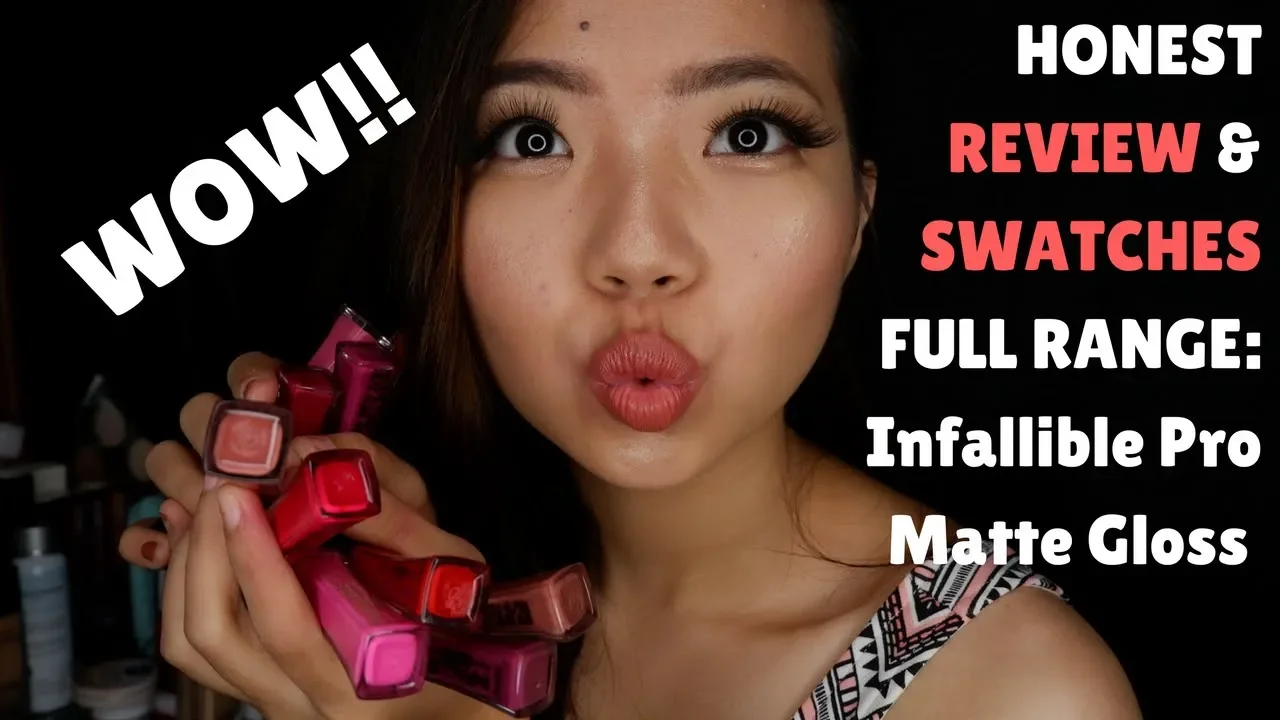 Loreal Infallible Pro-Matte Liquid Lipstick Wear Test  (Loooooong Lasting Liquid Lipstick!!!!!!)