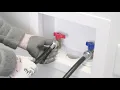 GE Profile UltraFresh Washer and UltraFast Combo Installing Inlet Hoses