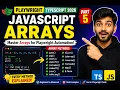 6 JavaScript Arrays for Playwright Automation Array Methods Loops Playwright TypeScript 2026