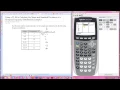 Using the TI-84 for the Mean and Standard Deviation of a Grouped Frequency Distribution