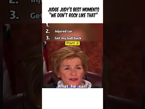 Top 10 Judge Judy Moments That Shocked Everyone! #JudgeJudy #CourtroomDrama