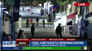 3 dead 4 hurt in Seattle Center mass shooting
