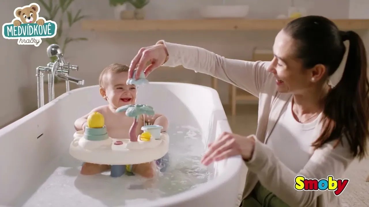 Hračky do vany - Sedátko do vaničky s magickou květinou Little Baby Bath Time Smoby - 4