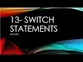 java tutorials urdu NFN 13 switch statement