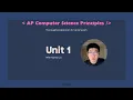 Nozomio AP Computer Science Principles Unit 1 Review